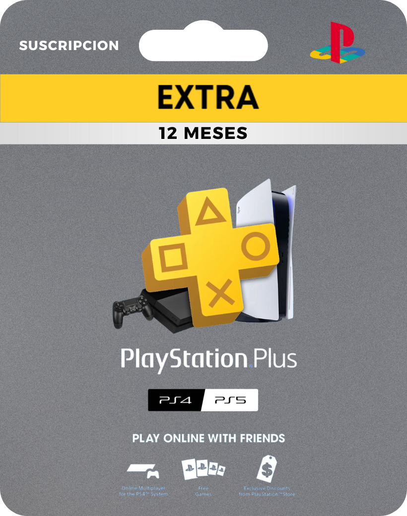 PlayStation® Plus - Extra 12 Mese PS4