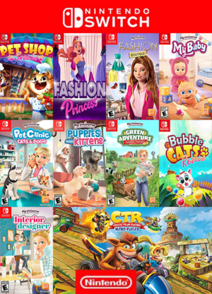 Pack Especial Niñas: 10 Juegos en 1™ - Nintendo Switch®