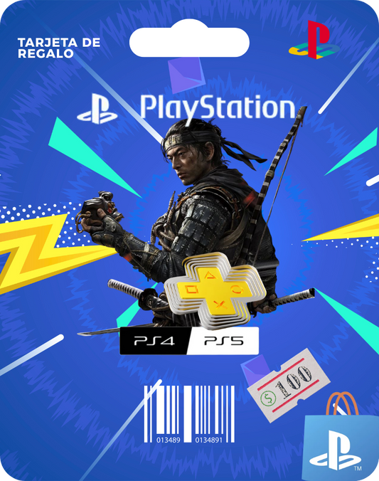 Gift Card PlayStation® Network (PSN) $100 - Saldo Digital PS4