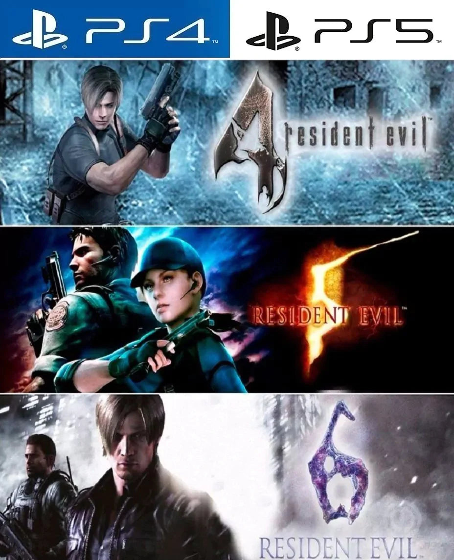 Resident Evil® 4 + 5 + 6 Triple Pack™ - PS4® | PS5®