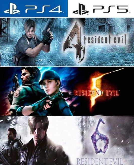 Resident Evil® 4 + 5 + 6 Triple Pack™ - PS4® | PS5®