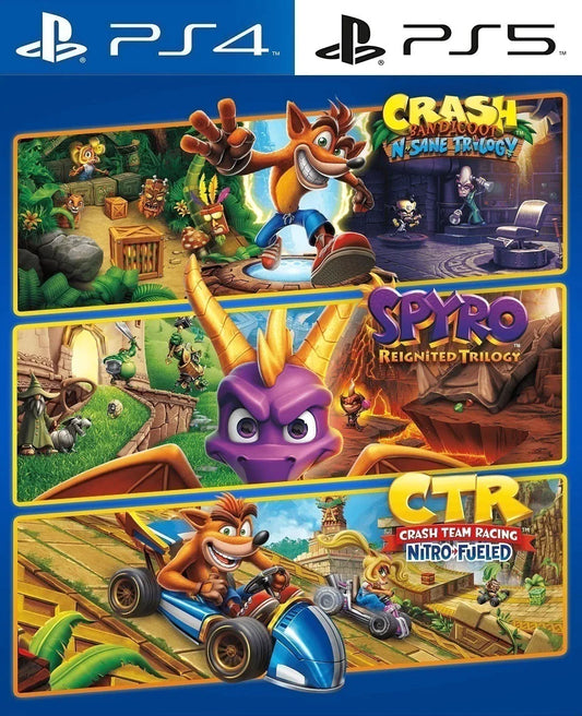 Crash Team Racing®: Nitro-Fueled™ + Crash™/Spyro® Trilogy Bundle - PS4® | PS5®