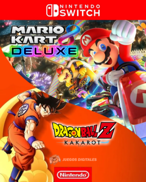 2-in-1: Mario Kart™ 8 Deluxe + Dragon Ball Z: Kakarot® - Nintendo Switch®