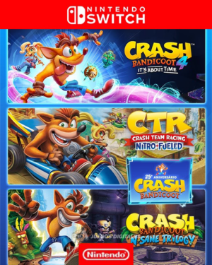 5-in-1: Crash Bandicoot® Crashiversary Bundle™ - Nintendo Switch®
