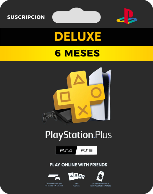PS® Plus Deluxe™ |3 Meses PS®5/PS®5