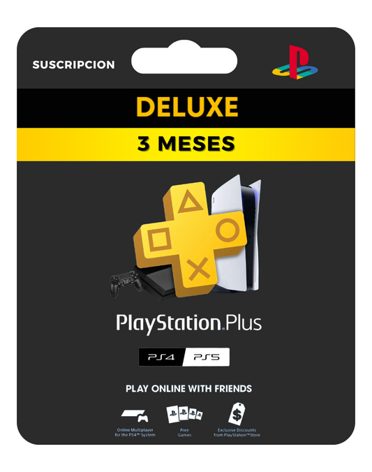 PS® Plus Deluxe™ |3 Meses PS®5/PS®5
